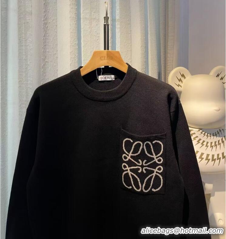 ​Top Quality Loewe Anagram Logo Sweater L5981 Black