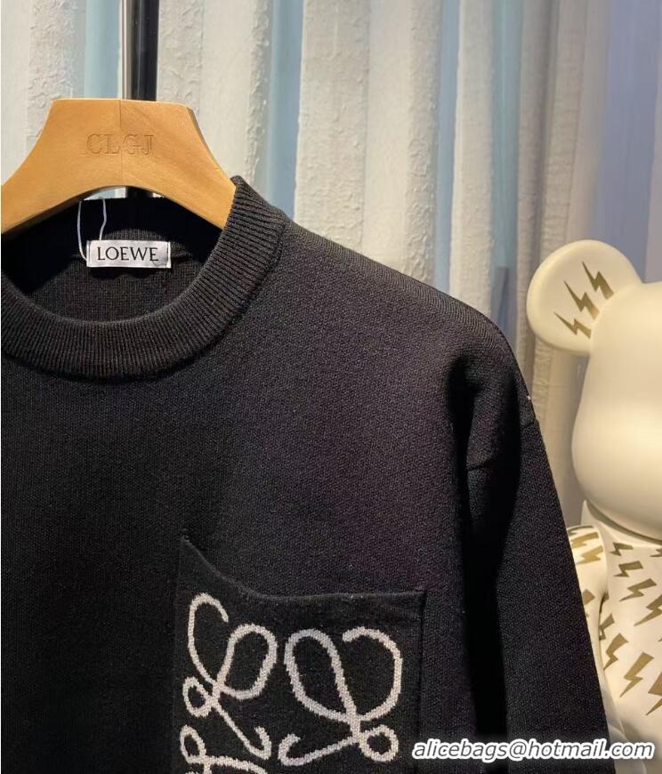 ​Top Quality Loewe Anagram Logo Sweater L5981 Black