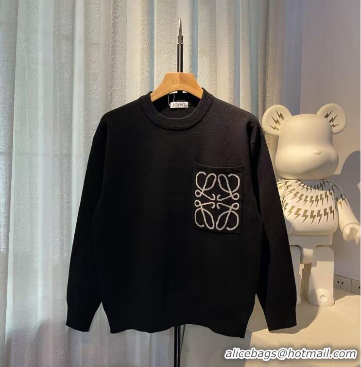 ​Top Quality Loewe Anagram Logo Sweater L5981 Black