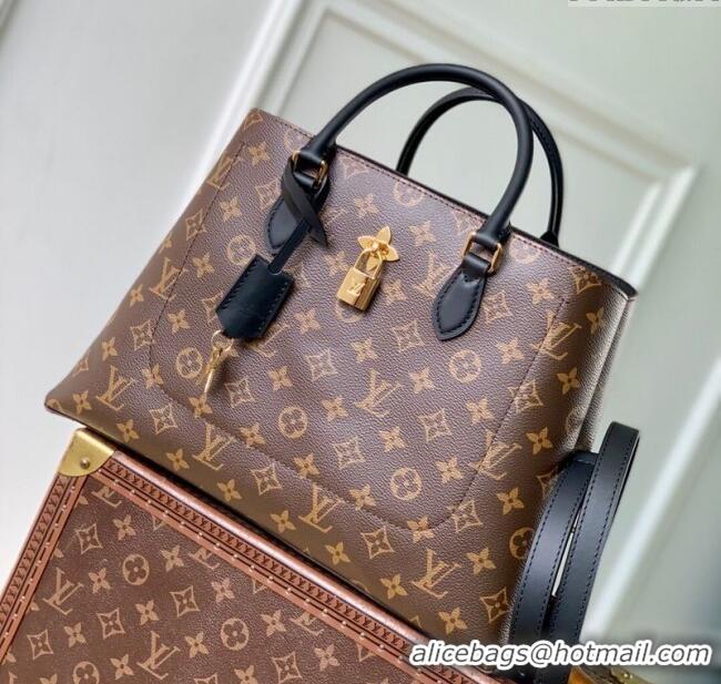 Promotional Louis Vuitton Tote Fleur Bag in Monogram Canvas M43553 Black 2025