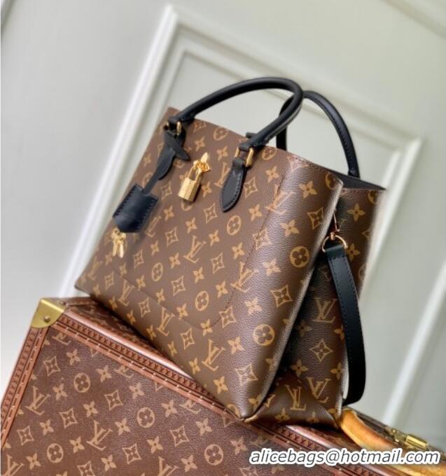 Promotional Louis Vuitton Tote Fleur Bag in Monogram Canvas M43553 Black 2025