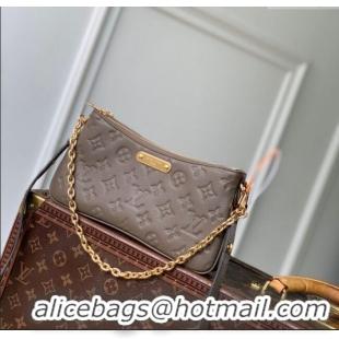 Promotional Louis Vuitton Liv Pochette Shoulder Bag in Monogram Empreinte Leather M25816 Smoke Grey 2025