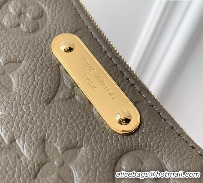 Promotional Louis Vuitton Liv Pochette Shoulder Bag in Monogram Empreinte Leather M25816 Smoke Grey 2025