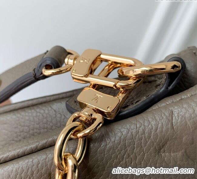 Promotional Louis Vuitton Liv Pochette Shoulder Bag in Monogram Empreinte Leather M25816 Smoke Grey 2025