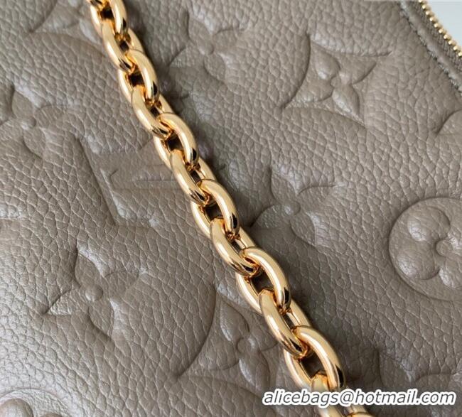 Promotional Louis Vuitton Liv Pochette Shoulder Bag in Monogram Empreinte Leather M25816 Smoke Grey 2025
