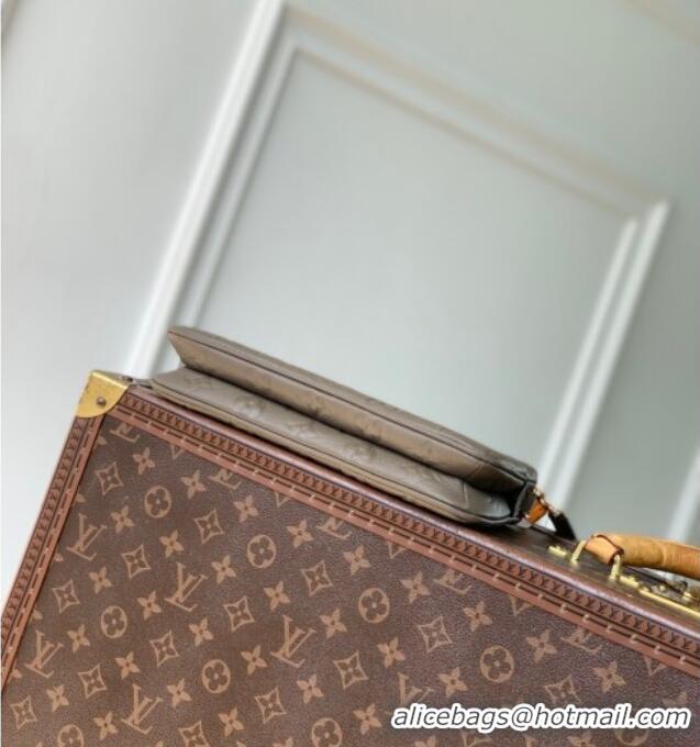 Promotional Louis Vuitton Liv Pochette Shoulder Bag in Monogram Empreinte Leather M25816 Smoke Grey 2025