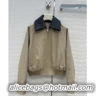 Famous Brand Bottega Veneta Jacket BV9453 Khaki 2025
