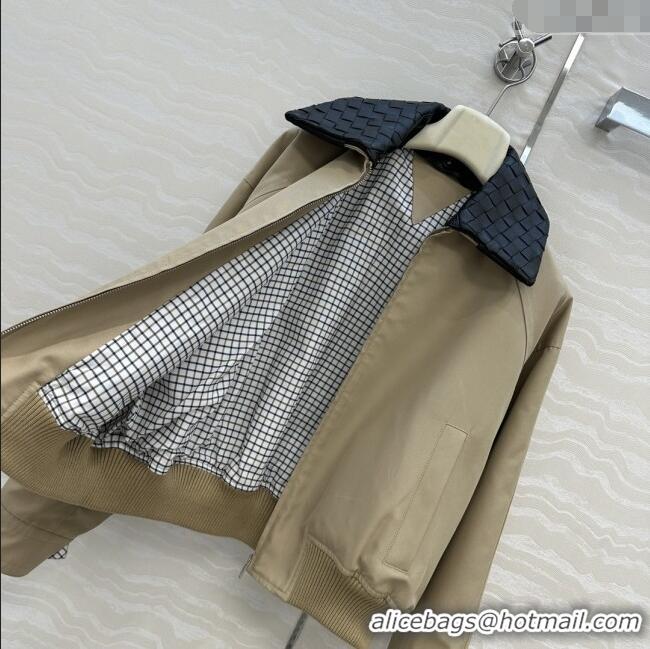 Famous Brand Bottega Veneta Jacket BV9453 Khaki 2025