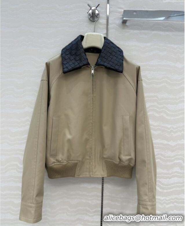 Famous Brand Bottega Veneta Jacket BV9453 Khaki 2025