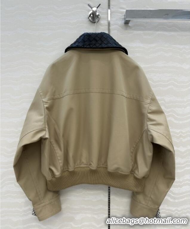 Famous Brand Bottega Veneta Jacket BV9453 Khaki 2025