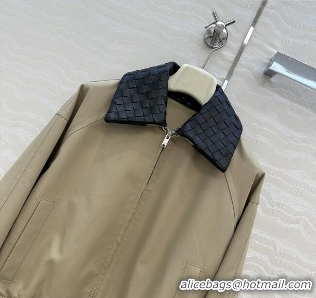 Famous Brand Bottega Veneta Jacket BV9453 Khaki 2025