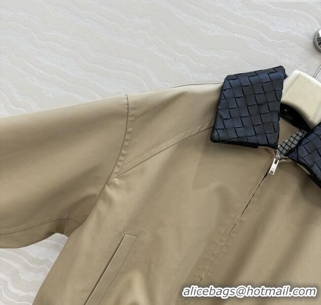 Famous Brand Bottega Veneta Jacket BV9453 Khaki 2025