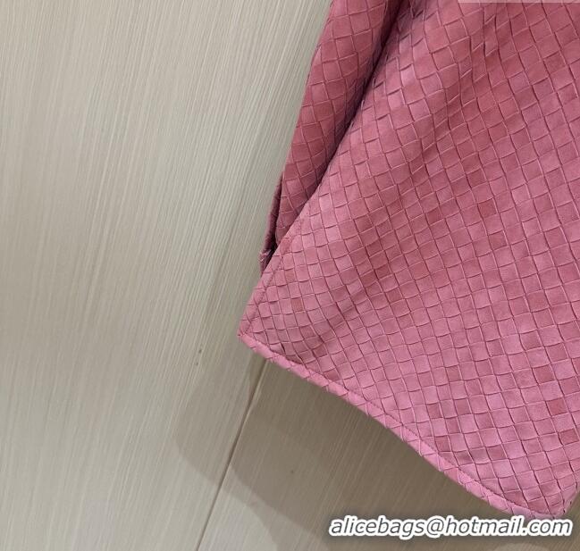 Top Quality Bottega Veneta Suede Leather Jacket BV0092603 Pink 2025