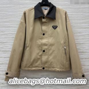 Famous Brand Prada Jacket PR090404 Khaki 2025