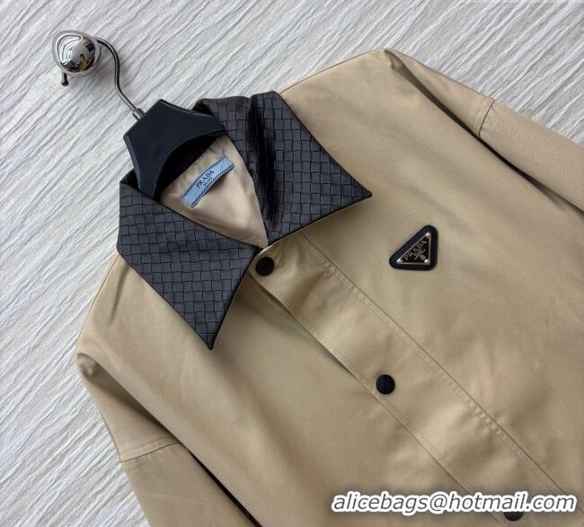 Famous Brand Prada Jacket PR090404 Khaki 2025