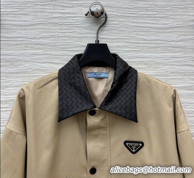 Famous Brand Prada Jacket PR090404 Khaki 2025