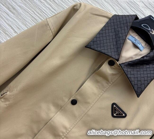 Famous Brand Prada Jacket PR090404 Khaki 2025