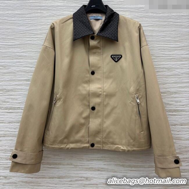 Famous Brand Prada Jacket PR090404 Khaki 2025