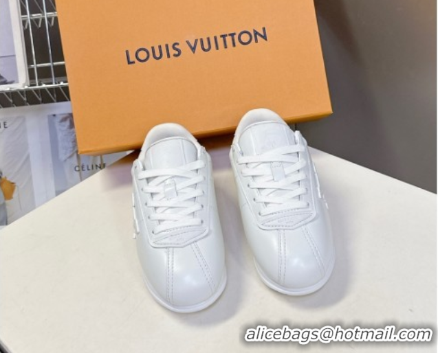 Perfect Louis Vuitton LV BUTTERSOFT Sneakers in Calf Leather White 2025 1AIKDJ 0829052
