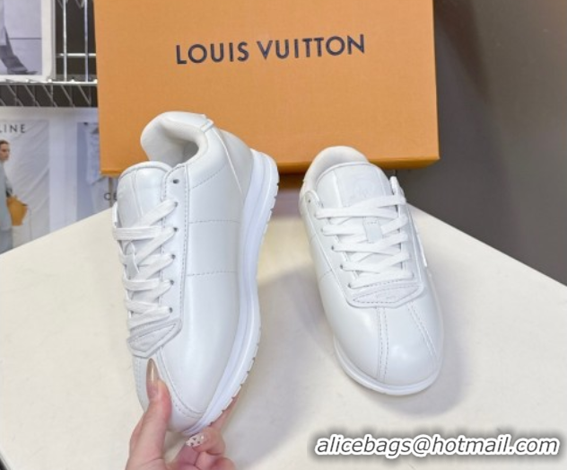 Perfect Louis Vuitton LV BUTTERSOFT Sneakers in Calf Leather White 2025 1AIKDJ 0829052