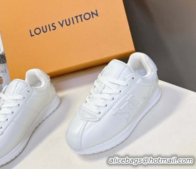 Perfect Louis Vuitton LV BUTTERSOFT Sneakers in Calf Leather White 2025 1AIKDJ 0829052