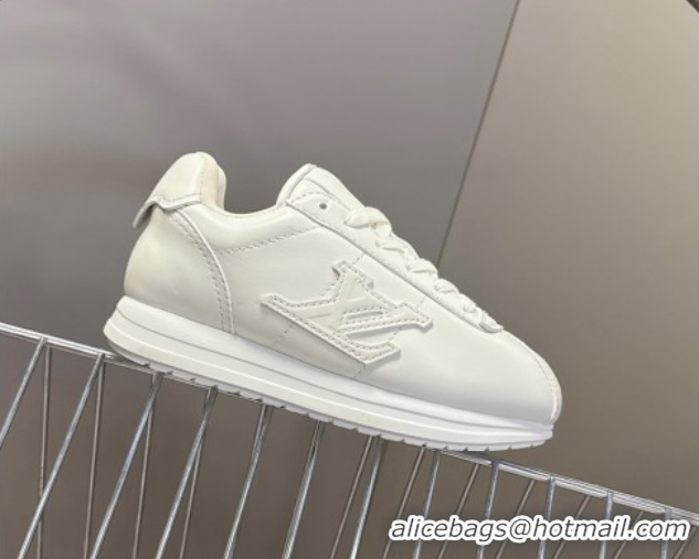 Perfect Louis Vuitton LV BUTTERSOFT Sneakers in Calf Leather White 2025 1AIKDJ 0829052