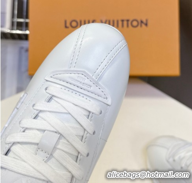 Perfect Louis Vuitton LV BUTTERSOFT Sneakers in Calf Leather White 2025 1AIKDJ 0829052