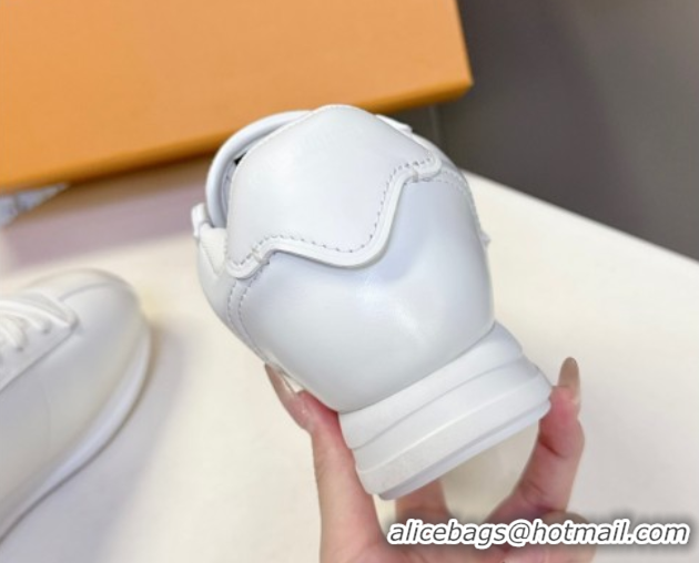 Perfect Louis Vuitton LV BUTTERSOFT Sneakers in Calf Leather White 2025 1AIKDJ 0829052