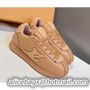 Perfect Louis Vuitton LV BUTTERSOFT Sneakers in Calf Leather Brown 2025 1AIKDJ 0829053