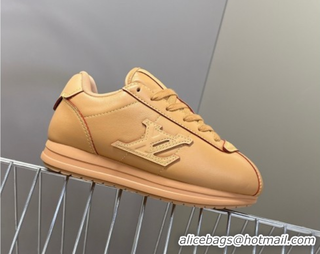 Perfect Louis Vuitton LV BUTTERSOFT Sneakers in Calf Leather Brown 2025 1AIKDJ 0829053