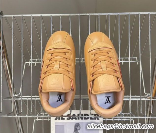 Perfect Louis Vuitton LV BUTTERSOFT Sneakers in Calf Leather Brown 2025 1AIKDJ 0829053