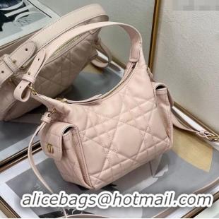 Grade Design Dior D-Dream Mini Bag in Macrocannage Lambskin D9086 Blush Pink 2025