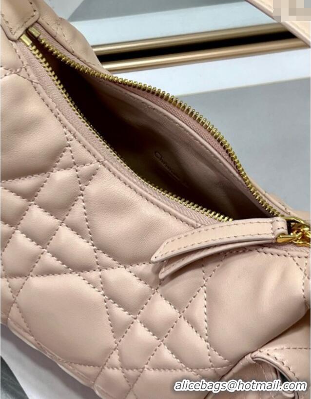 Grade Design Dior D-Dream Mini Bag in Macrocannage Lambskin D9086 Blush Pink 2025