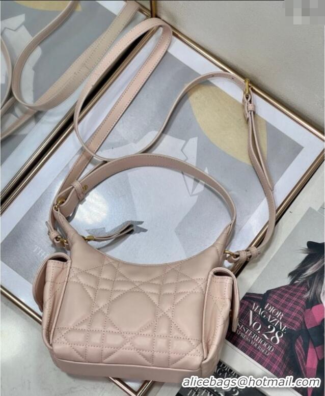 Grade Design Dior D-Dream Mini Bag in Macrocannage Lambskin D9086 Blush Pink 2025