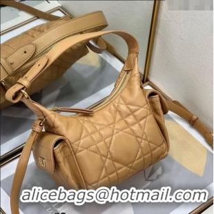 Promotional Dior D-Dream Mini Bag in Macrocannage Lambskin D9086 Light Gold-Tone 2025