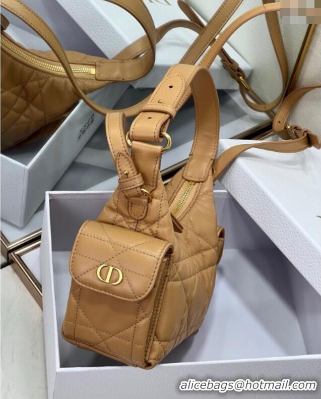 Promotional Dior D-Dream Mini Bag in Macrocannage Lambskin D9086 Light Gold-Tone 2025