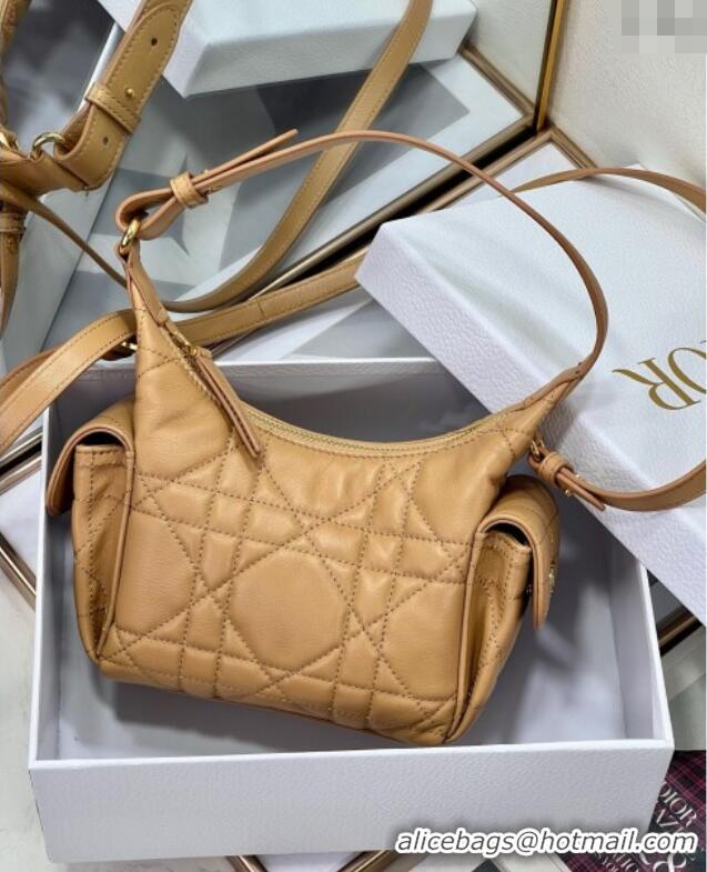 Promotional Dior D-Dream Mini Bag in Macrocannage Lambskin D9086 Light Gold-Tone 2025