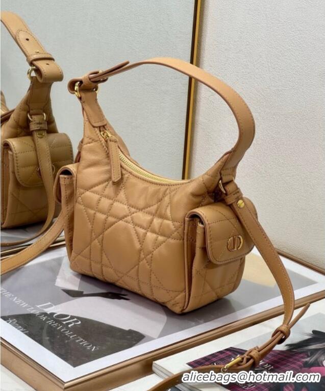 Promotional Dior D-Dream Mini Bag in Macrocannage Lambskin D9086 Light Gold-Tone 2025