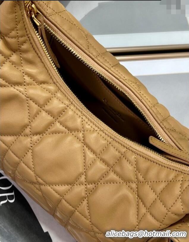 Promotional Dior D-Dream Medium Bag in Macrocannage Lambskin D9087 Light Gold-Tone 2025