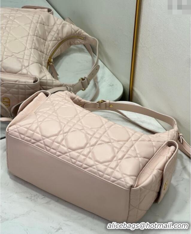 Traditional Specials Dior D-Dream Large Bag in Macrocannage Lambskin D9088 Blush Pink 2025