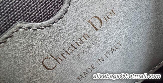 Buy Cheapest Dior Medium Bobby Bag in Blue Oblique Jacquard 0929 Grey 2025