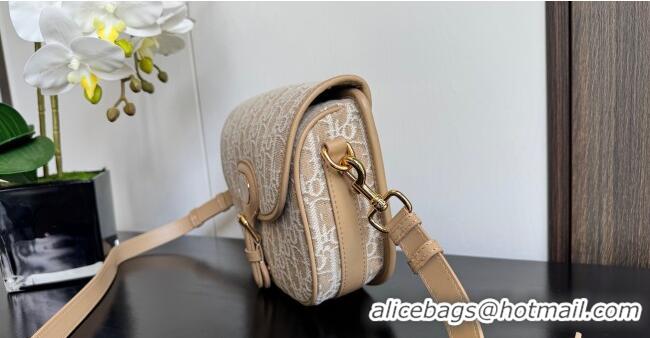 Top Quality Dior Medium Bobby Bag in Blue Oblique Jacquard 0929 Beige 2025