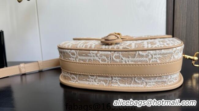 Top Quality Dior Medium Bobby Bag in Blue Oblique Jacquard 0929 Beige 2025