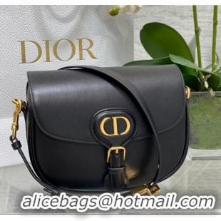 Trendy Design Dior Medium Bobby Bag in Box Calfskin Leather 0929 Black 2025