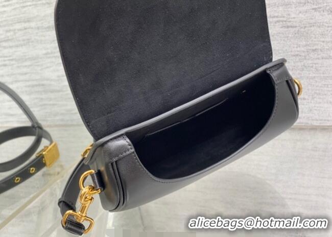 Trendy Design Dior Medium Bobby Bag in Box Calfskin Leather 0929 Black 2025