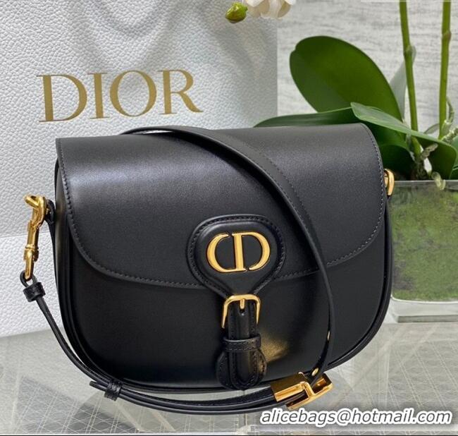 Trendy Design Dior Medium Bobby Bag in Box Calfskin Leather 0929 Black 2025