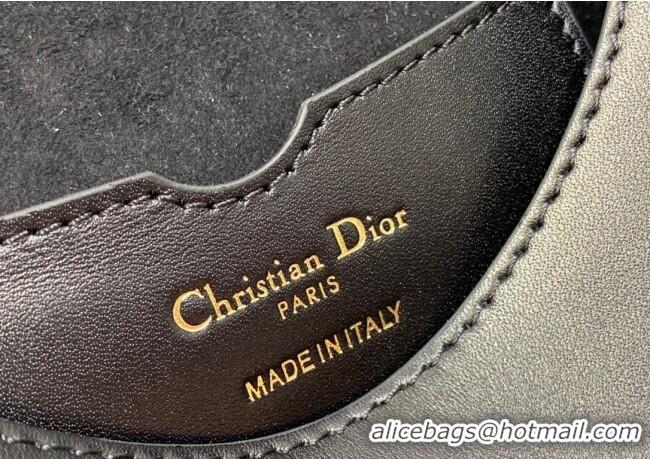 Trendy Design Dior Medium Bobby Bag in Box Calfskin Leather 0929 Black 2025