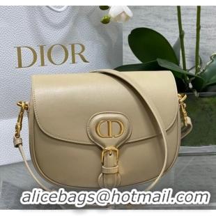 Luxury Discount Dior Medium Bobby Bag in Box Calfskin Leather 0929 Beige 2025