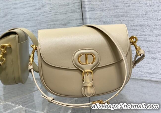 Luxury Discount Dior Medium Bobby Bag in Box Calfskin Leather 0929 Beige 2025