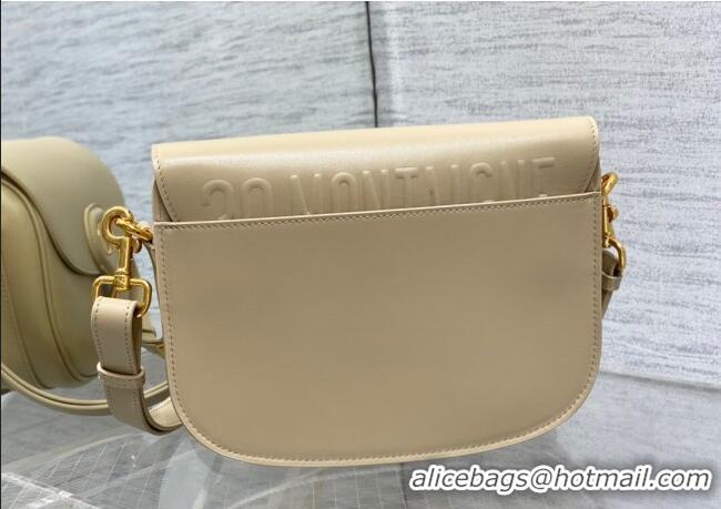 Luxury Discount Dior Medium Bobby Bag in Box Calfskin Leather 0929 Beige 2025